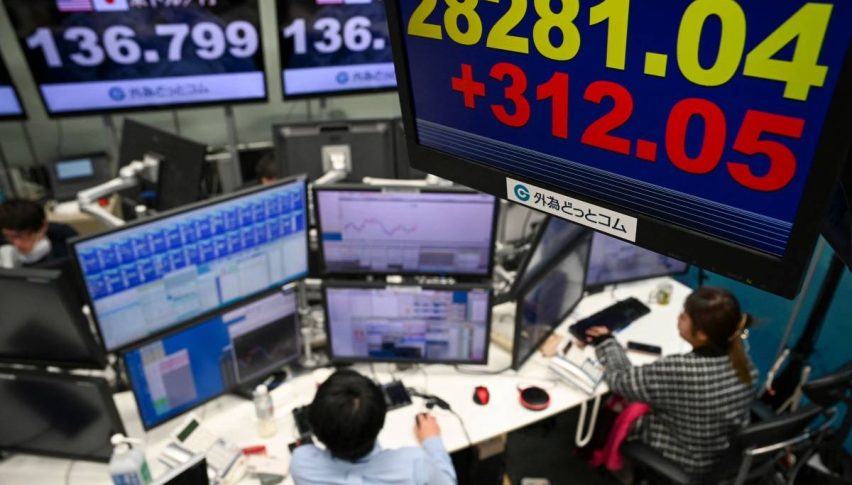 Japanese yen and Nikkei market prices