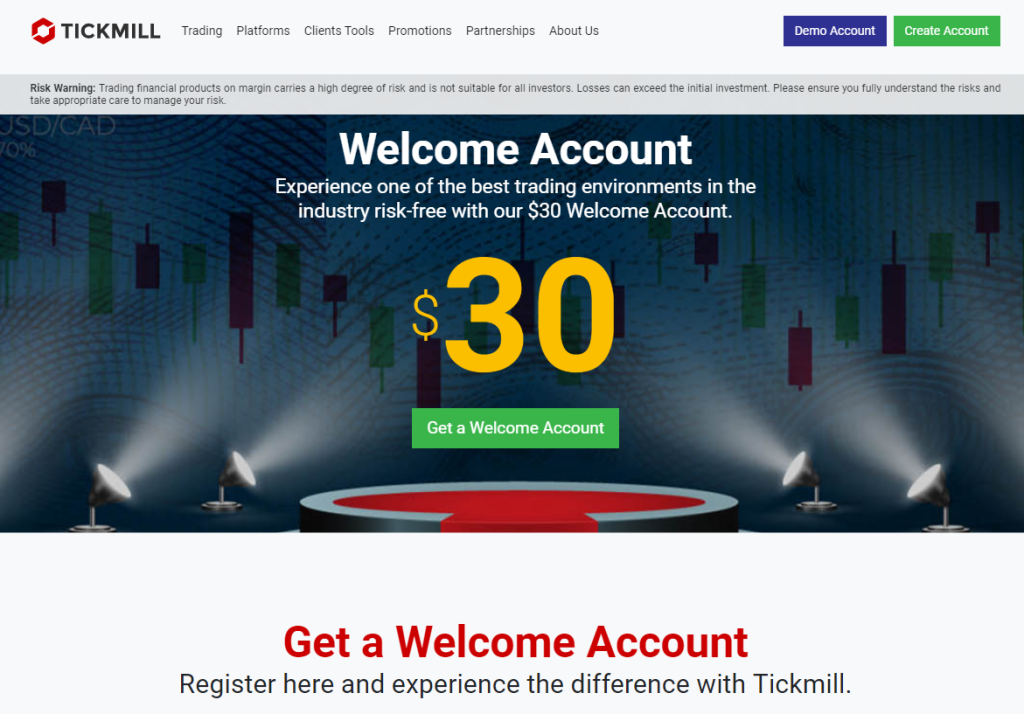 Tickmill $30 no-deposit forex broker Tickmill $30 no-deposit forex broker