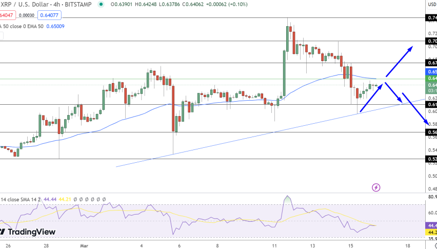 XRP/USD Price Chart - Source: Tradingview