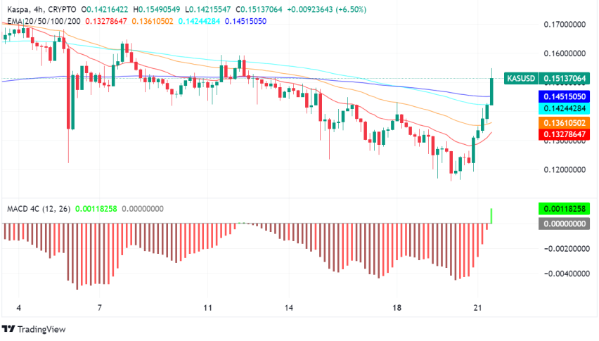 Kaspa Surges 23%: But Can it Reach $0.5 by July?
