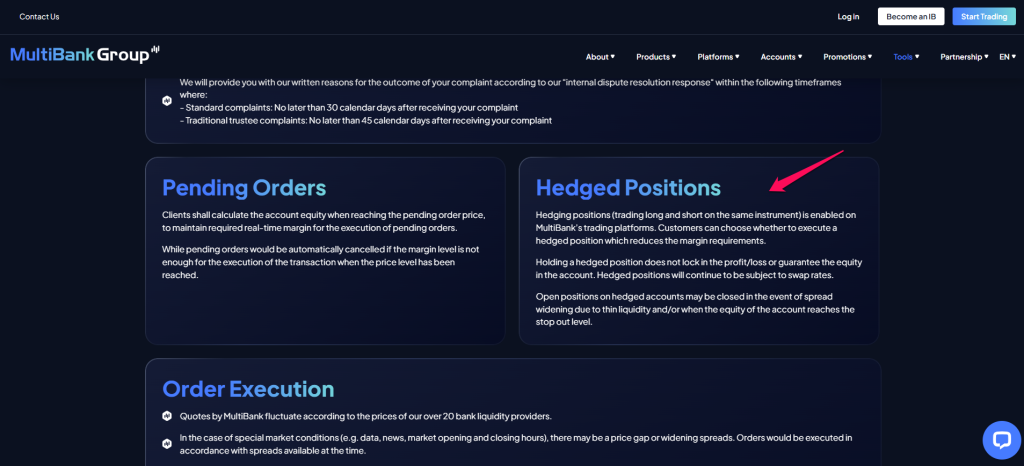 MultiBank Group Hedging MultiBank Group Hedging
