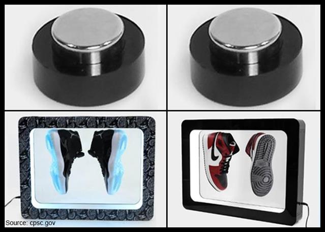 Sneaker Basel Magnetic Levitation Displays Recalled