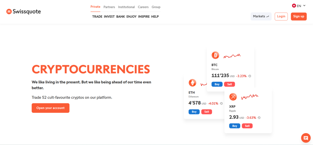 Swissquote crypto