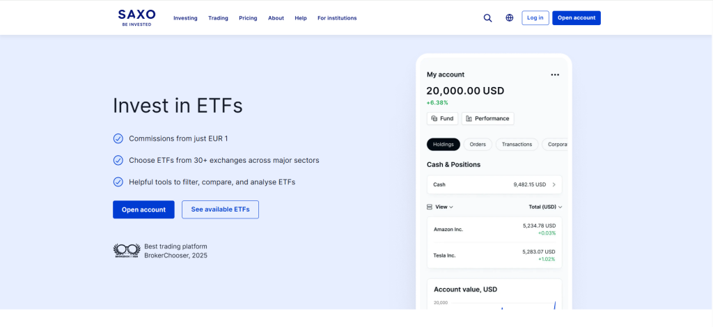 Saxo Bank ETF Saxo Bank ETF