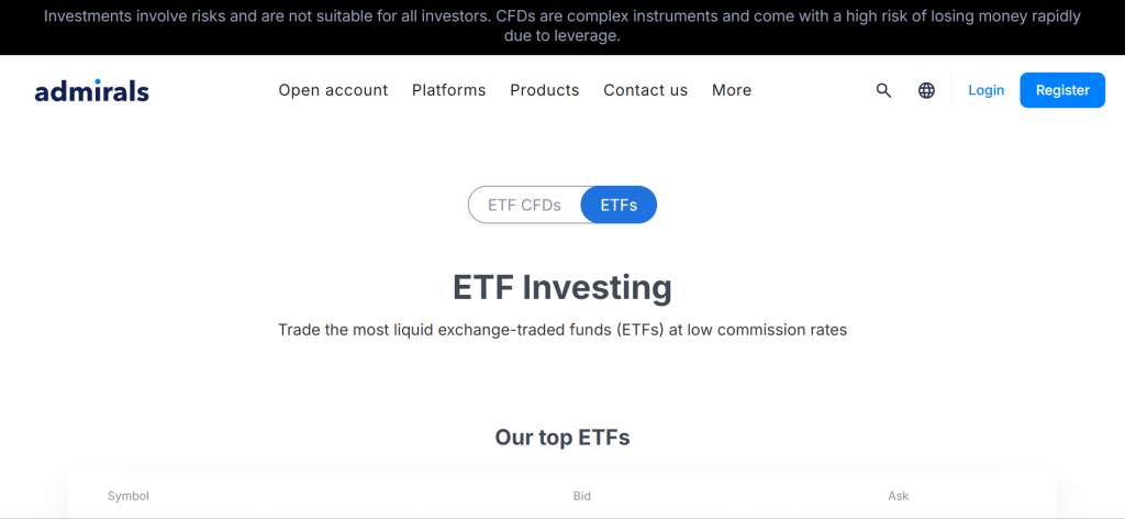 Admirals ETF Admirals ETF