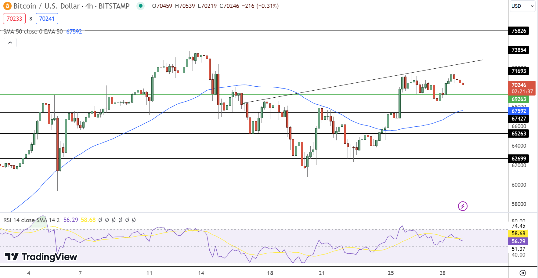 Bitcoin Price Chart