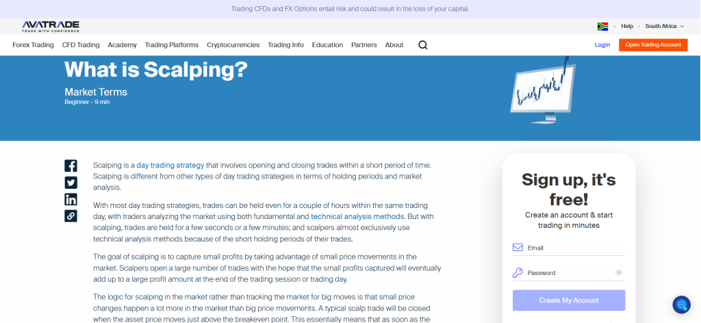 AvaTrade Scalping
