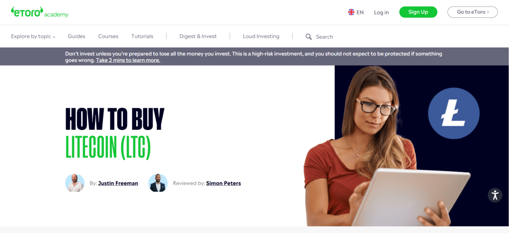 eToro Litecoin Trading