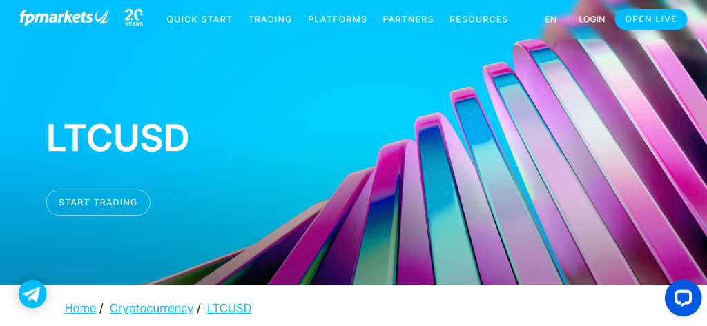FP Markets Litecoin Trading