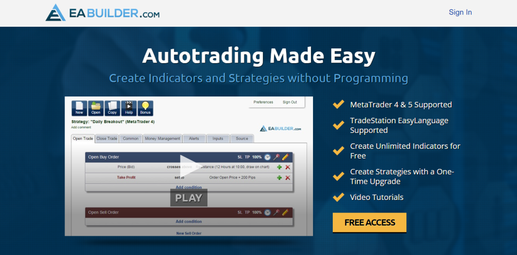 EA Builder EA Builder