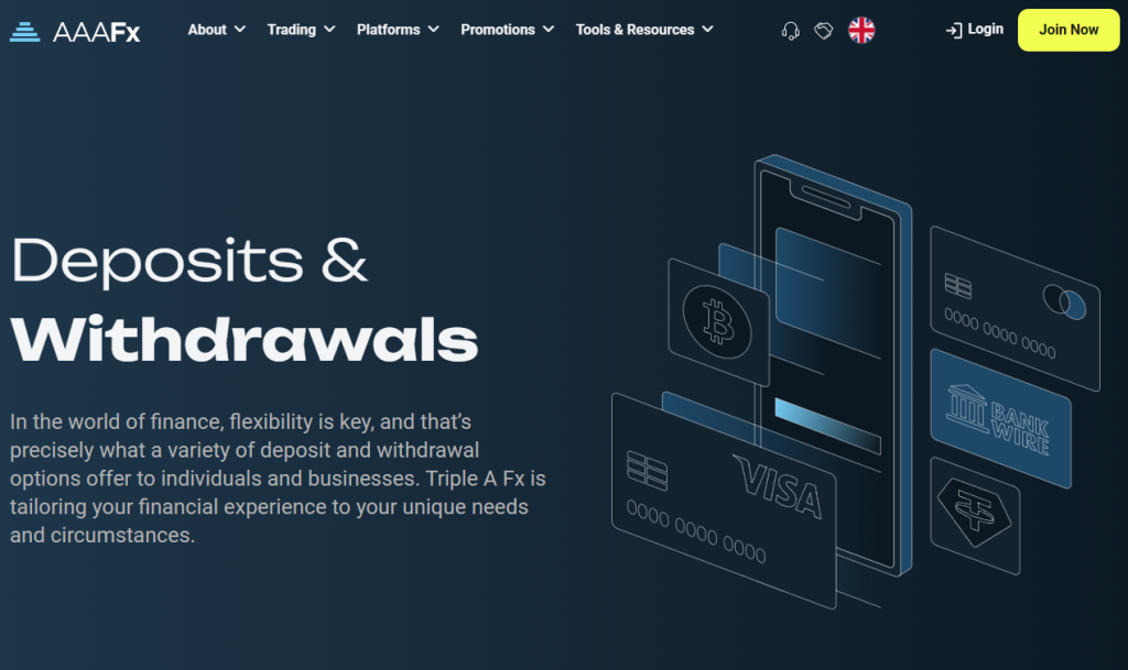 AAAFx Deposit and Withdrawal AAAFx Deposit and Withdrawal