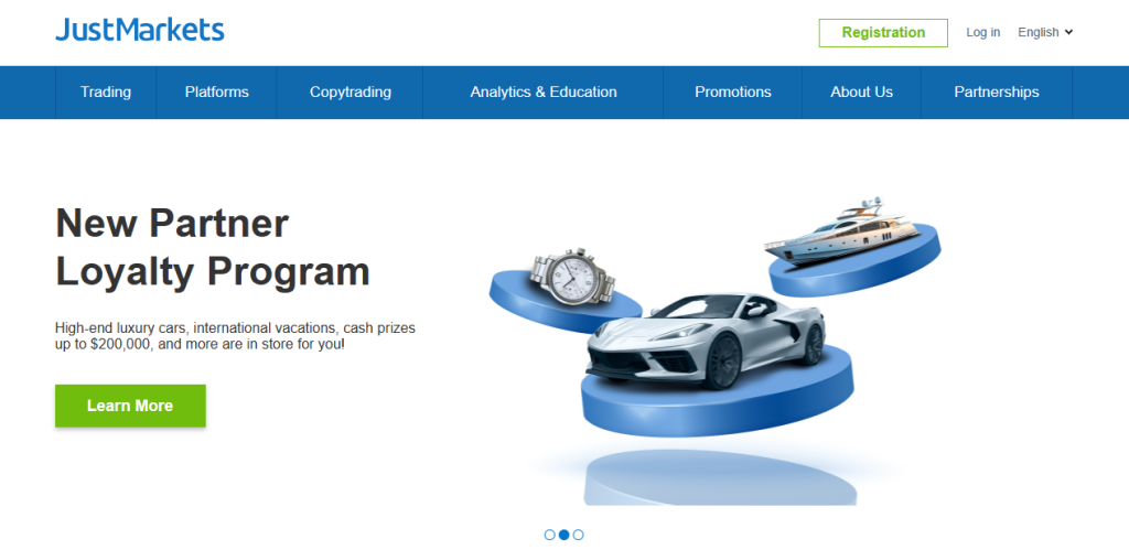 JustMarkets Deposit and Withdrawal JustMarkets Deposit and Withdrawal