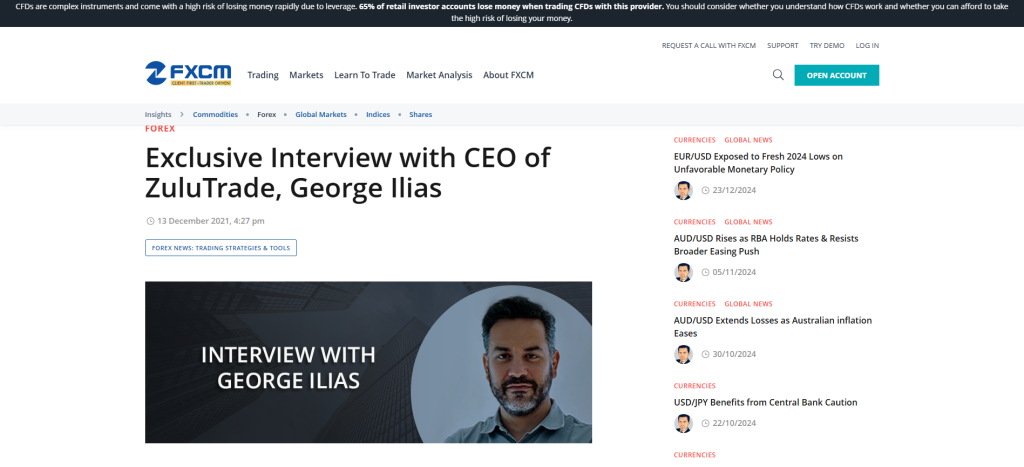 FXCM ZuluTrade FXCM ZuluTrade