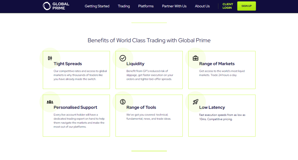 Global Prime Pros and Cons