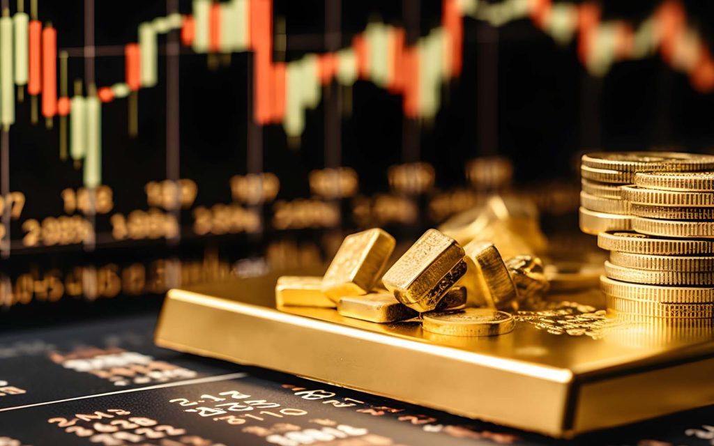 Gold jumped by around 2% yesterday