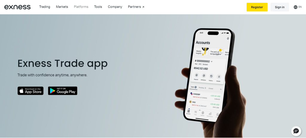 Exness Trade app Best Mobile Application Exness Trade app Best Mobile Application