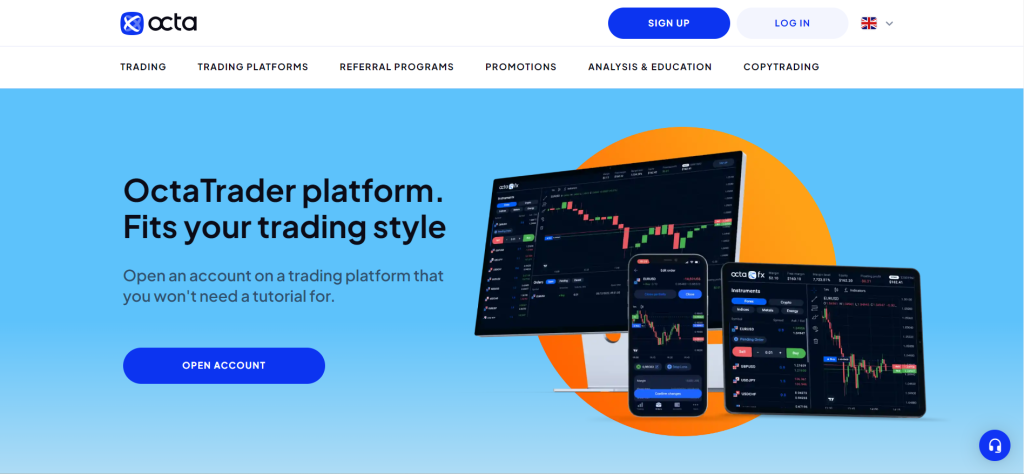 OctaTrader Best Mobile Application OctaTrader Best Mobile Application