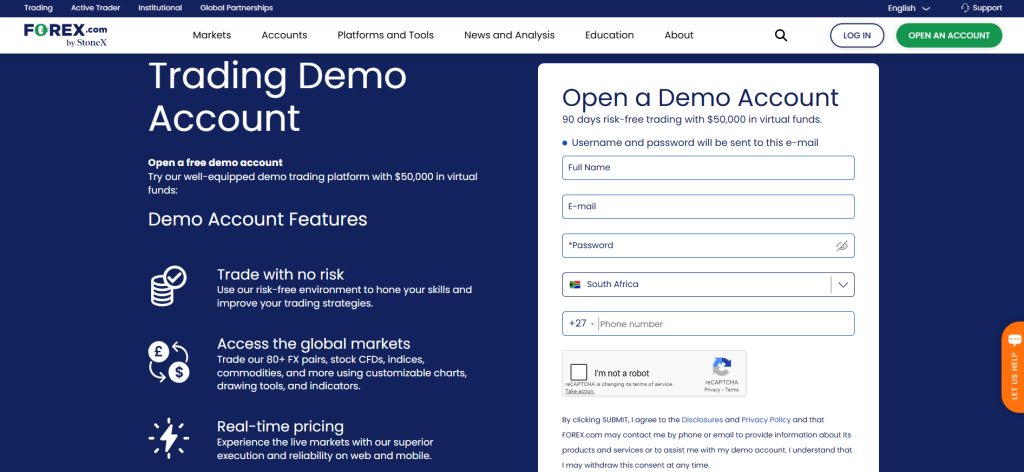 FOREX.com Demo Accounts FOREX.com Demo Accounts