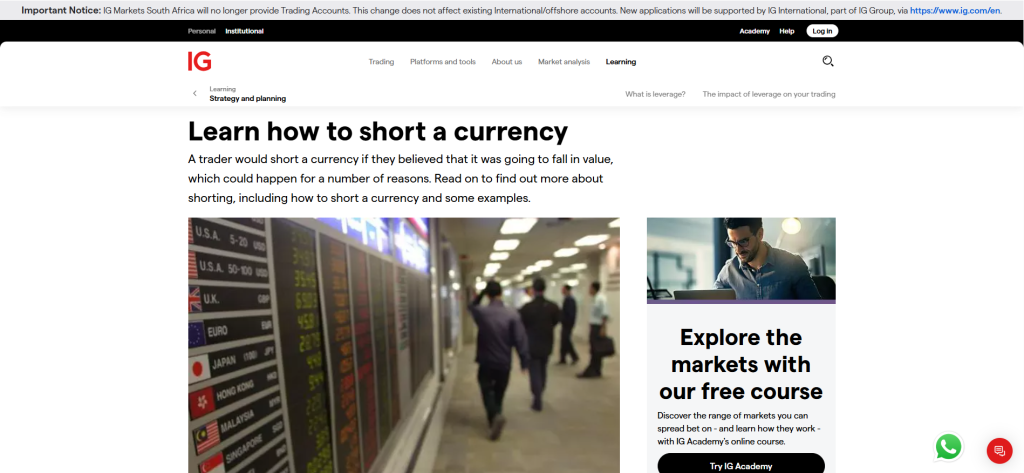 IG Short Selling Forex Brokers IG Short Selling Forex Brokers