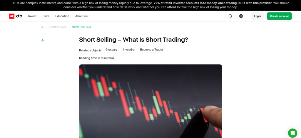 XTB Short Selling Forex Brokers XTB Short Selling Forex Brokers
