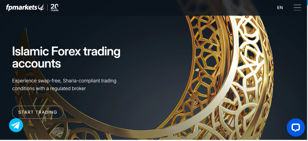 FP Markets Islamic Accounts