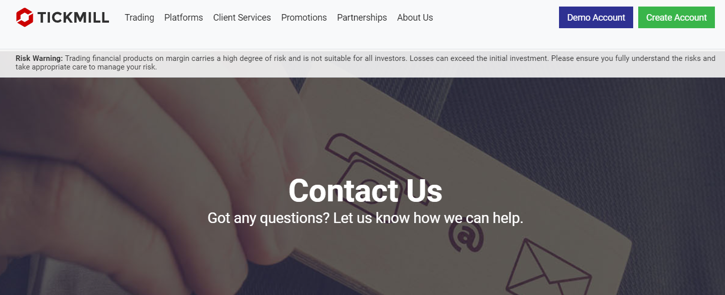 Tickmill - Customer Support Tickmill - Customer Support