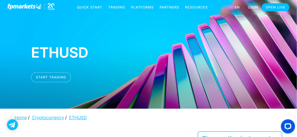 FP Markets Ethereum FP Markets Ethereum