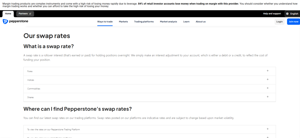Pepperstone Swaps Pepperstone Swaps