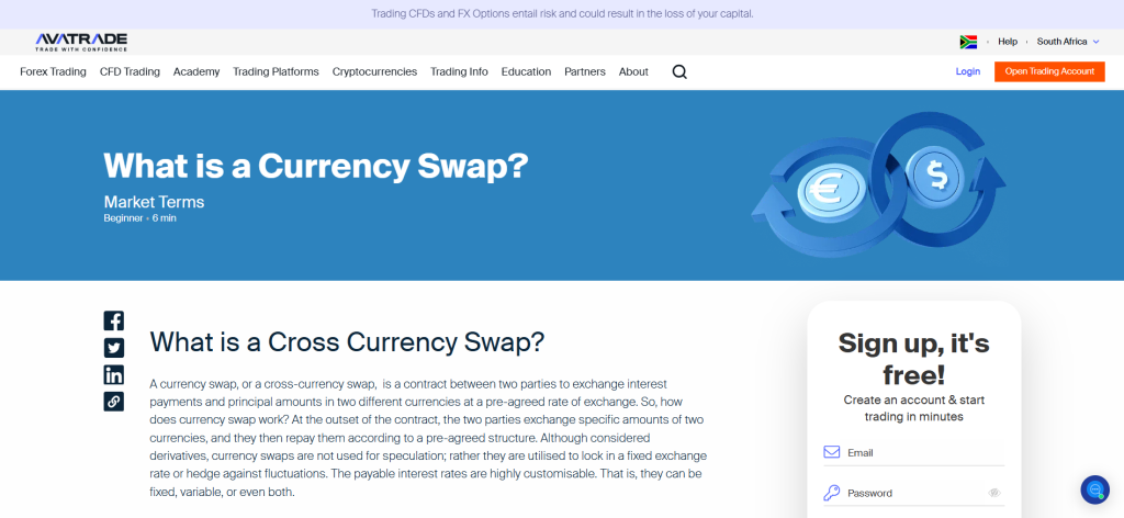 AvaTrade Swaps AvaTrade Swaps