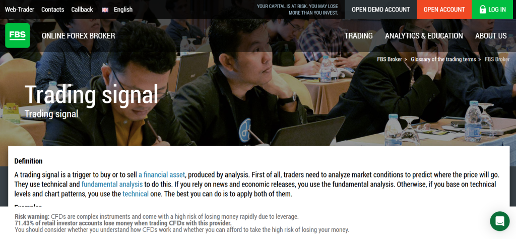 FBS Forex Trading Signals