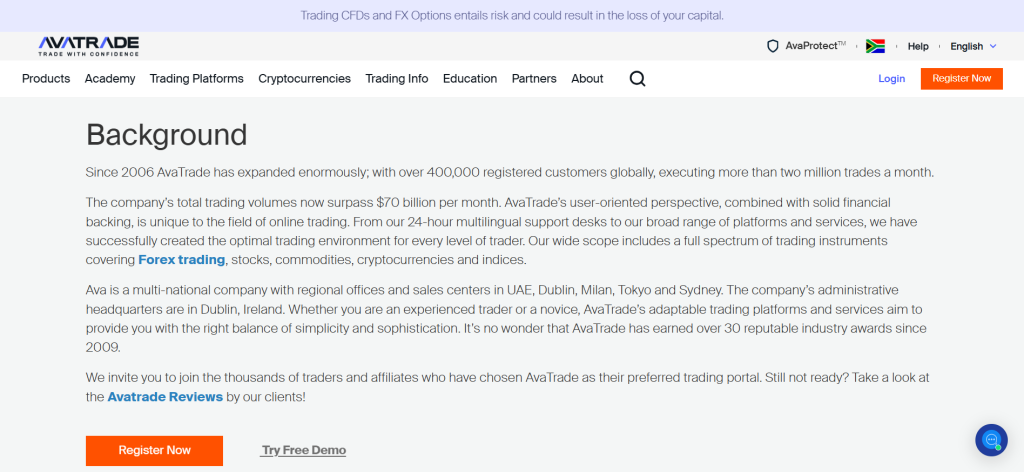 AvaTrade Trading Volume AvaTrade Trading Volume