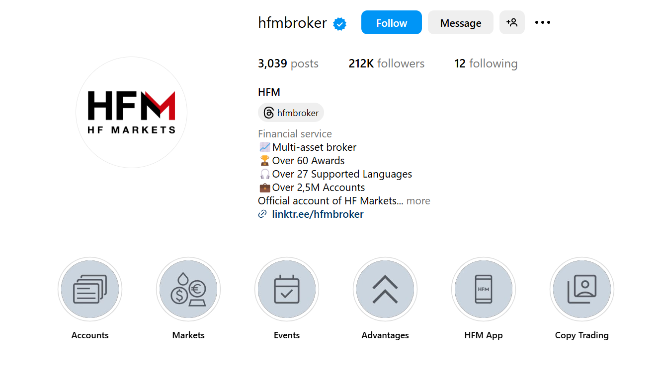 HFM instagram HFM instagram