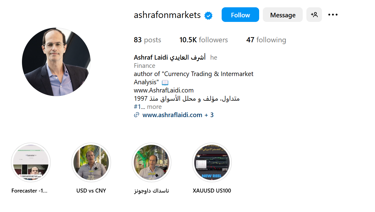 Ashraf Laidi Instagram