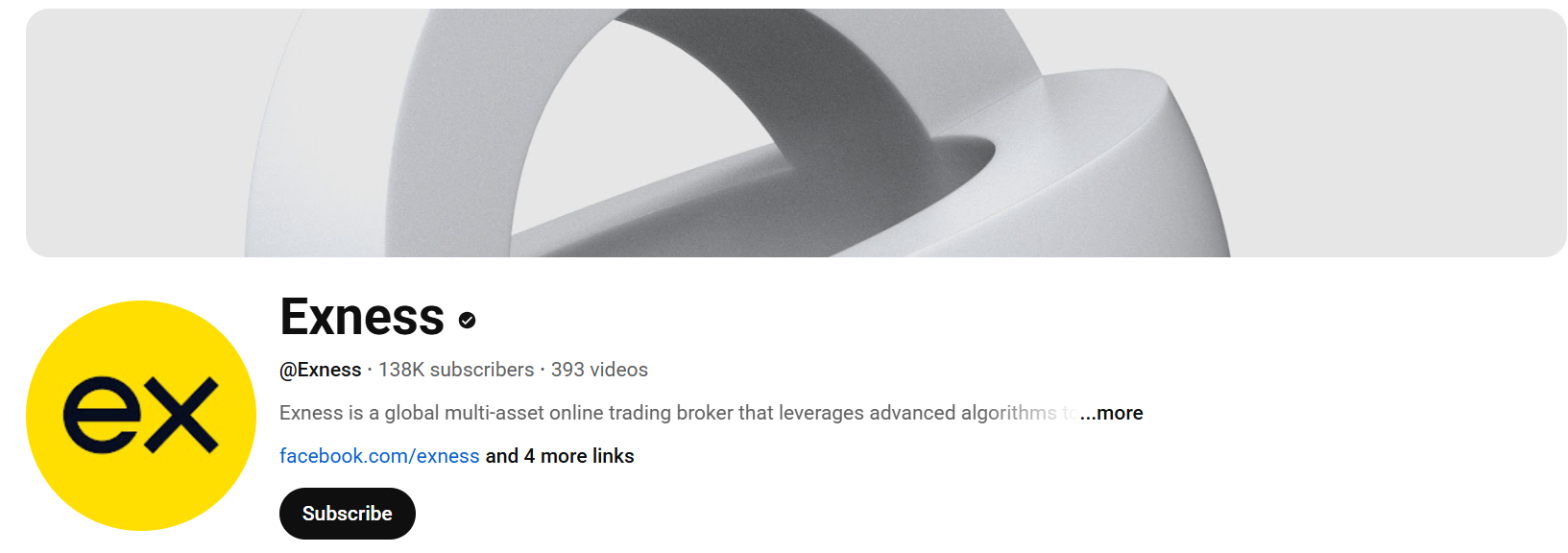 Exness Forex Broker to Subscribe to on YouTube