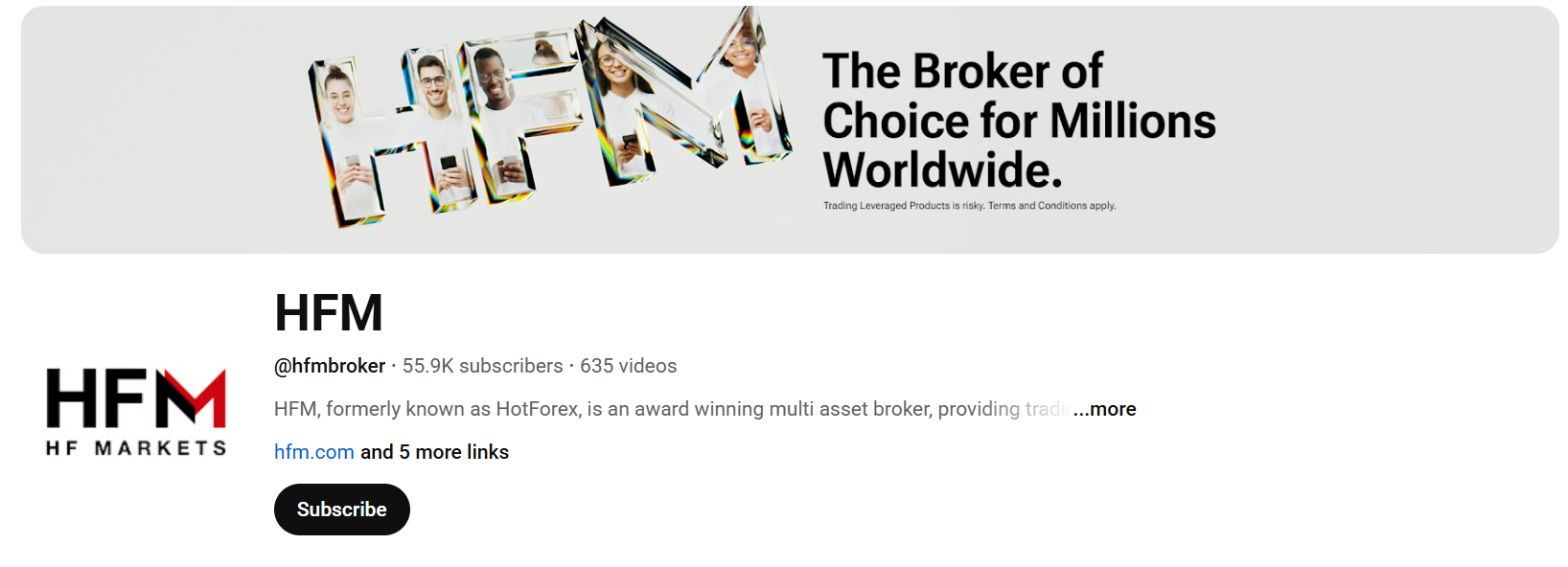 HFM Forex Brokers to Subscribe to on YouTube