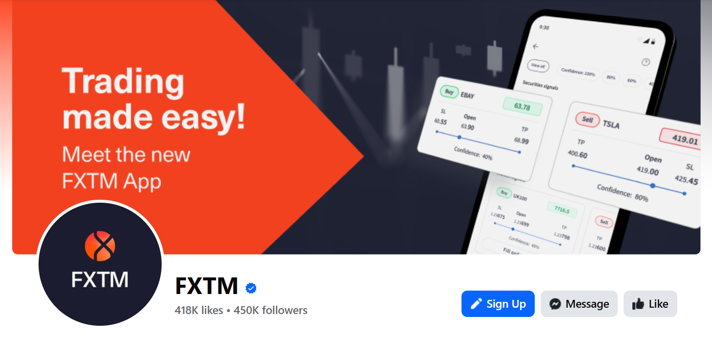 FXTM Forex Brokers to Follow on Facebook FXTM Forex Brokers to Follow on Facebook