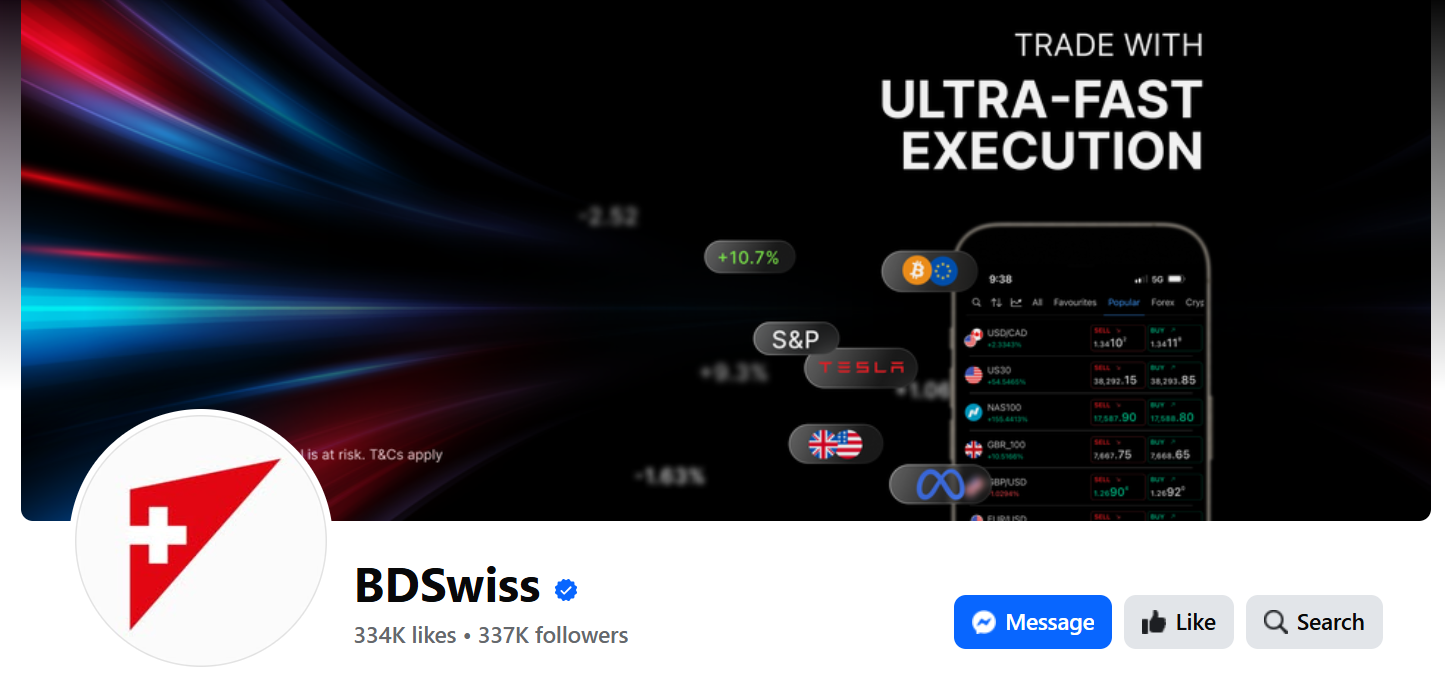 BDSwiss Forex Brokers to Follow on Fcebook BDSwiss Forex Brokers to Follow on Fcebook