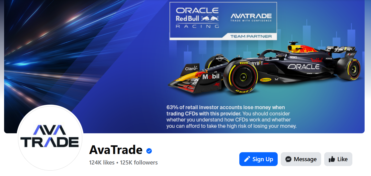 AvaTrade Forex Brokers to follow on facebook AvaTrade Forex Brokers to follow on facebook