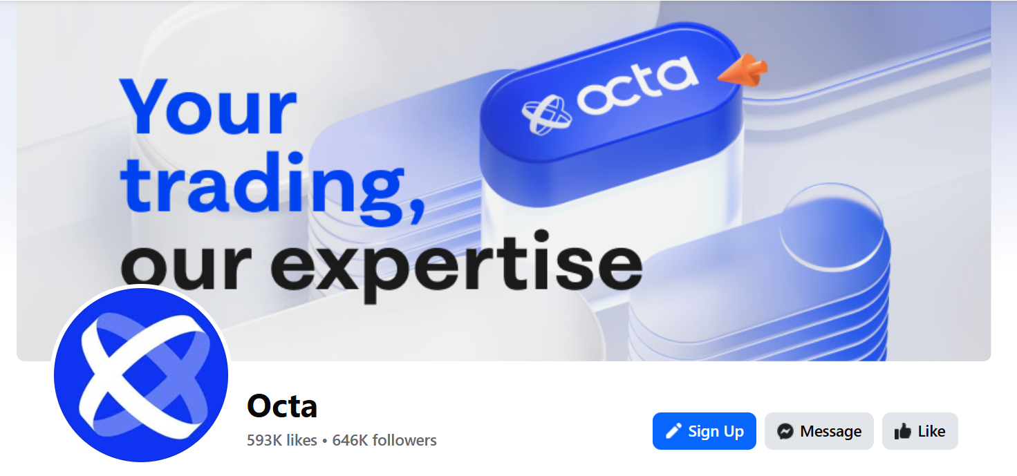 Octa Forex Brokers to follow on facebook Octa Forex Brokers to follow on facebook