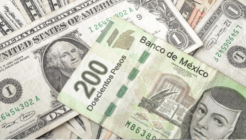 The Mexican peso starts the week with a moderate decline.