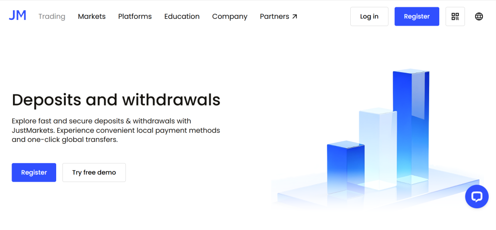 JustMarkets PayPal JustMarkets PayPal