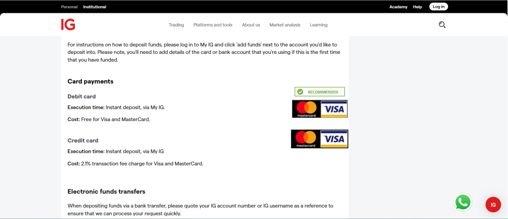 IG Credit Cards IG Credit Cards