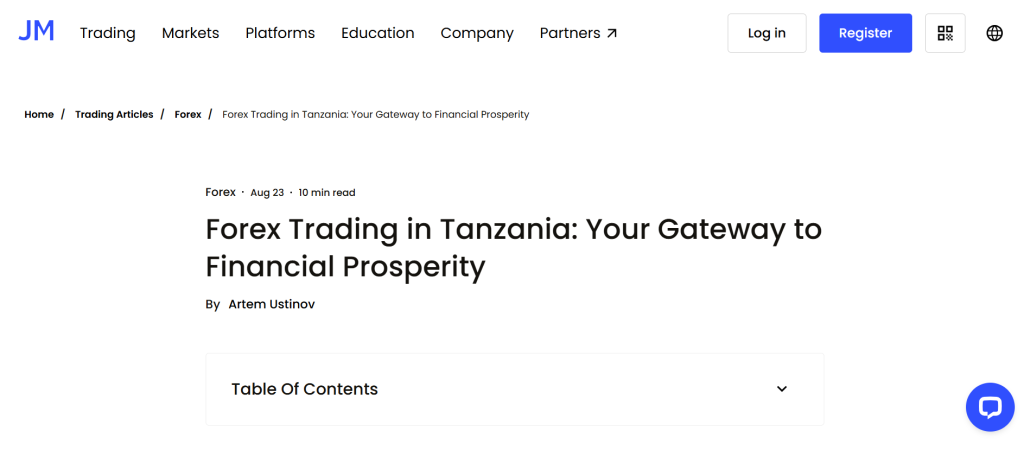 JustMarkets Tanzania JustMarkets Tanzania