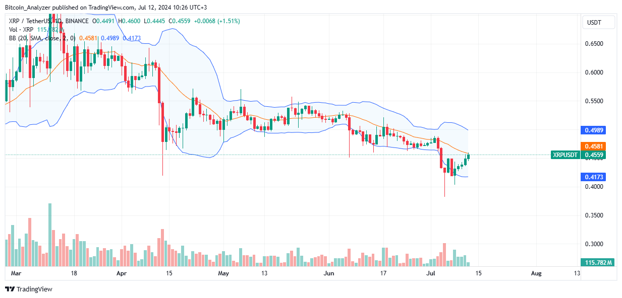 XRP Daily Chart for July 12