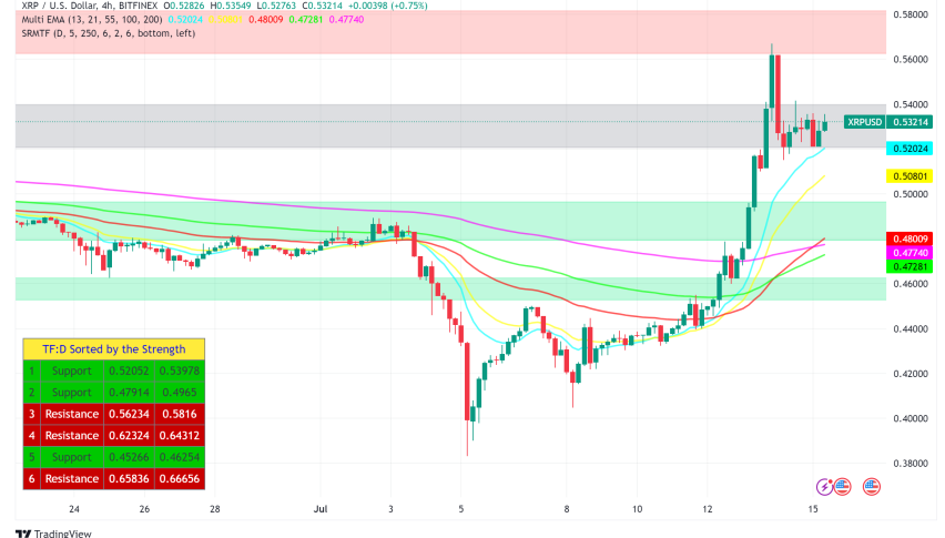 XRP Rallies After Legal Developments, Eyes $0.60 Target