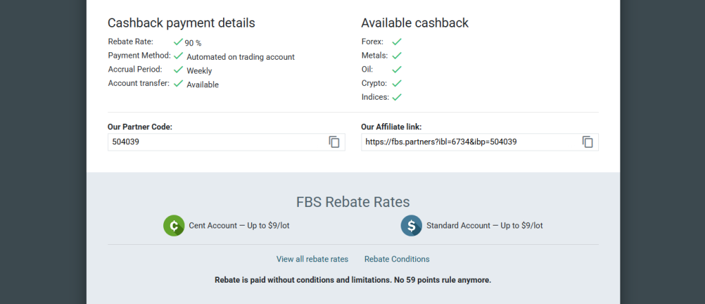 How To Receive FBS Rebates and Cashback