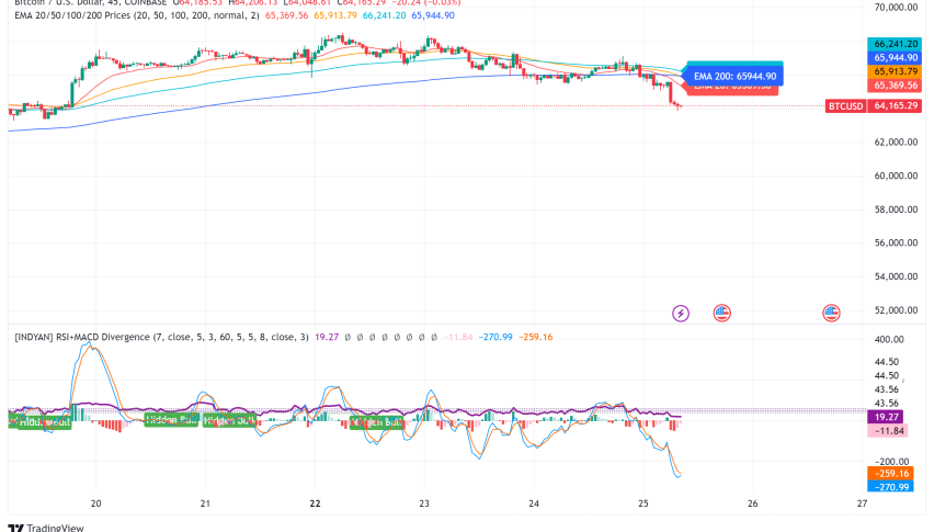 Bitcoin Tumbles as Crypto Market Sell-Off Mirrors Tech Stock Slide