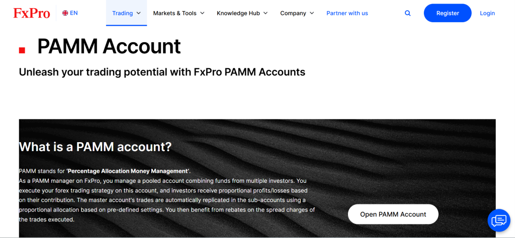 FxPro Managed Forex Accounts