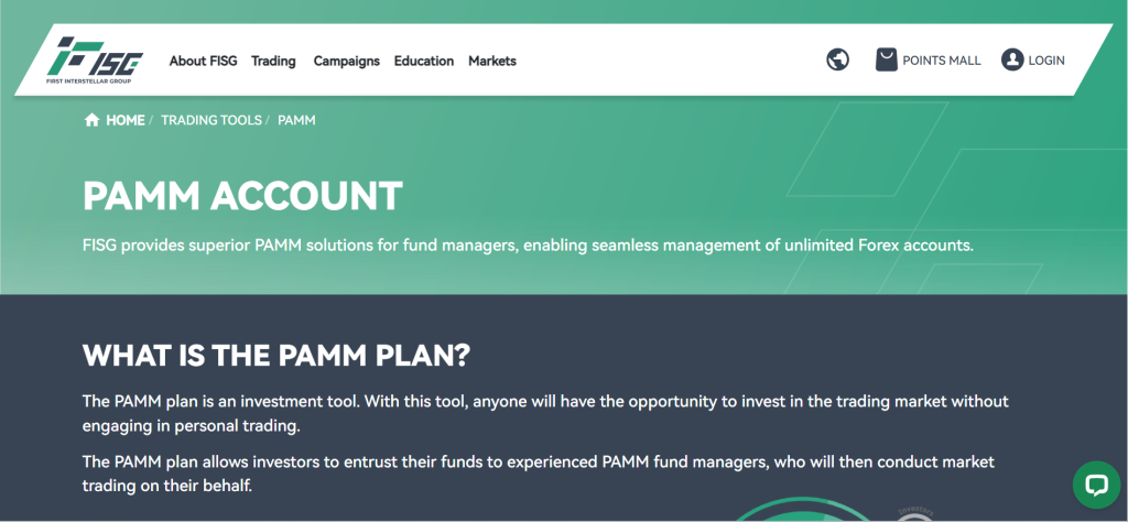 FISG Managed Forex Accounts