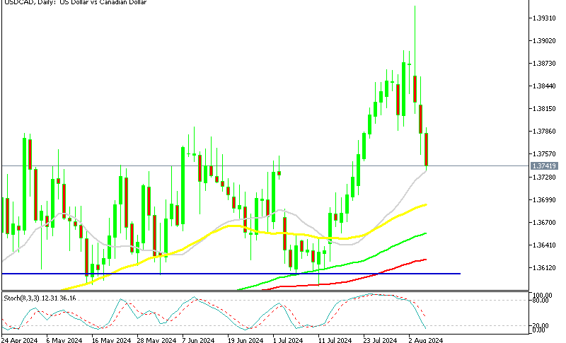 USD/CAD Daily Chart